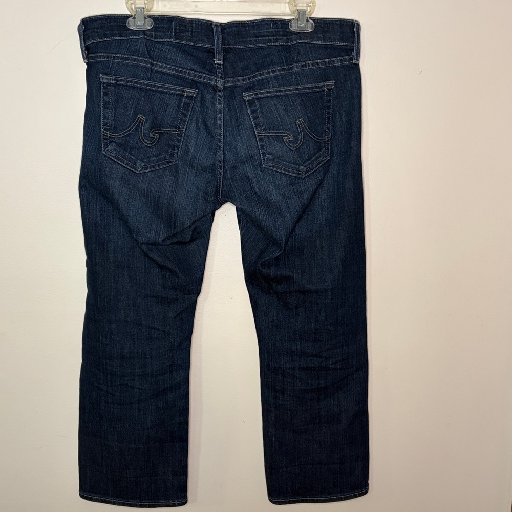 AG Adriano Goldschmied Women’s Indigo Relaxed Cropped Jeans - Picture 5 of 5